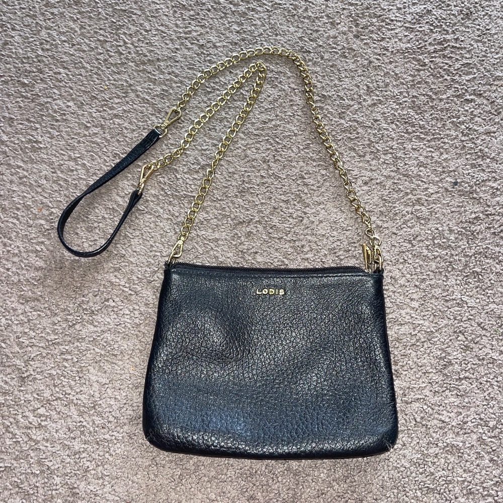 Lodis chain link crossbody purse bag